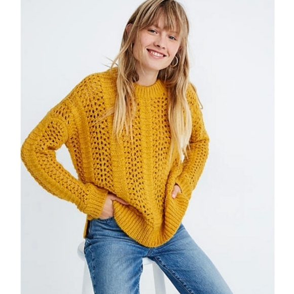 Madewell Sweaters - MADEWELL Windemere Pointelle Sweater